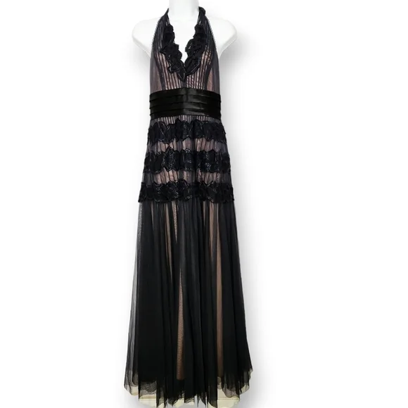 BCBGMaxAzria | Dresses | Bcbgmaxazria Black Tulle Lace Halter Gown Maxi Dress Wedding Guest Prom Party | Poshmark BCBGMaxAzria | Dresses | Bcbgmaxazria Black Tulle Lace Halter Gown Maxi Dress Wedding Guest Prom Party | Poshmark